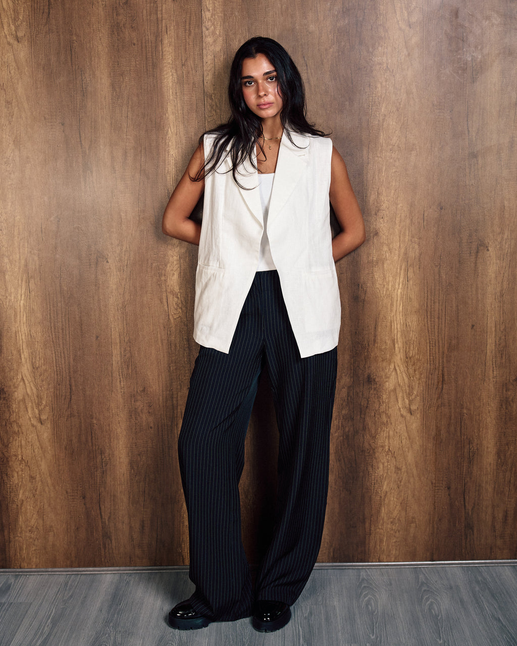 The Promotion Linen Vest